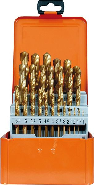 Projahn boorkoffer HSS-TiN 25 stuks 1-13 / 0,5 mm, 60395