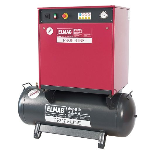 ELMAG compressor PROFI-LINE SILENT, PL-S 350/10/24+100 W - compact apparaat, 10132