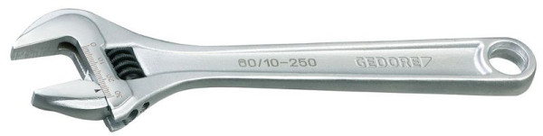GEDORE enkele steeksleutel, verstelbaar 6", verchroomd, 6380990