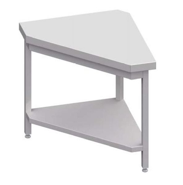 Stalgast neutrale uitgang 90° binnenhoekmodule 785x785x880 mm, RVS deksel, CF07115