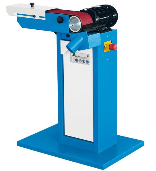 Aceti Bandschleifmaschine, freistehende Maschine, Schleiftisch 100 x 290 mm, Aceti ART. 45