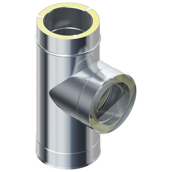Solarbayer buitenschouw T-stuk 90 graden 200/0,5mm, 530050501