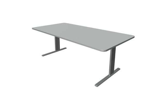 Kerkmann Unic bureau B 2000 x D 1000 x H 750 mm, lichtgrijs, 11334211