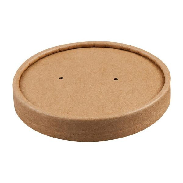 Colpac deksel voor recyclebare, magnetronbestendige soepbekers 225ml en 350ml, VE: 500 stuks, FA367