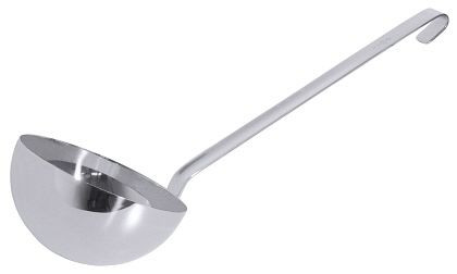 Contacto pollepel 20 cm met vast handvat, 920/200