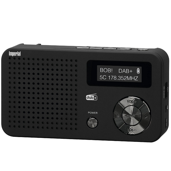 IMPERIAL DABMAN 13 DAB + digitale radio, VHF, USB, MicroSD, batterij en batterijvoeding, 22-124-00