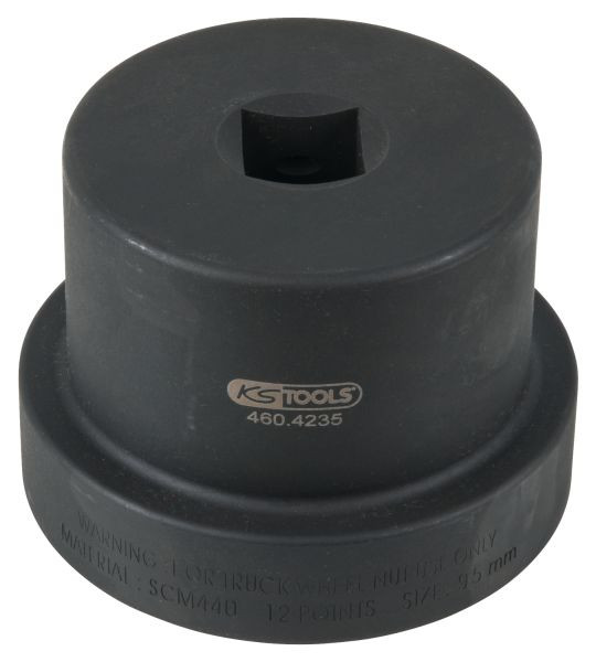 KS Tools 1" asmoersleutel met geleidekraag, 12-kant, 95 mm, 460.4235