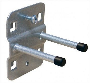 ADB gereedschapshouder, dubbel met recht haakuiteinde, geschikt voor eurogaten (10x10mm / 38x38mm), Ø: 6mm, 50mm, 23129