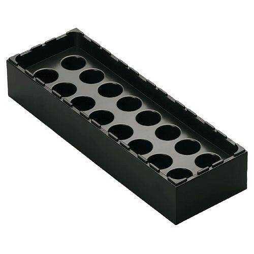 Bedrunka+Hirth Aqurado ladeverdeler, voor 16 x ER25 spantangen, afmetingen in mm (BxDxH): 288 x 96 x 48, 03.AQ-2119