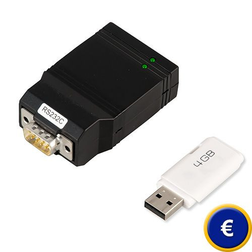 PCE Instruments datalogger met USB-opslagadapter voor b.v. B. Weegschaal, PCE-USM