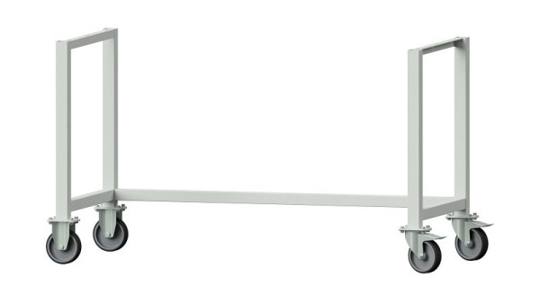 ANKE werkbanken frame A verrijdbaar, 1360 x 615 x 800 mm, RAL 7035, 990.570
