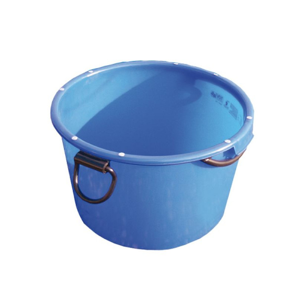Stone HGS mortelbak -Blauw- 90 L van speciaal kunststof, met omlopend frame en kraanogen, 25945