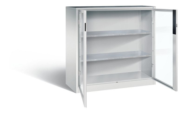 C+P gereedschapskast Acurado, H1200xB1200xD500mm, kleur: lichtgrijs, verzonken handgreep, 8531-0552 S10019